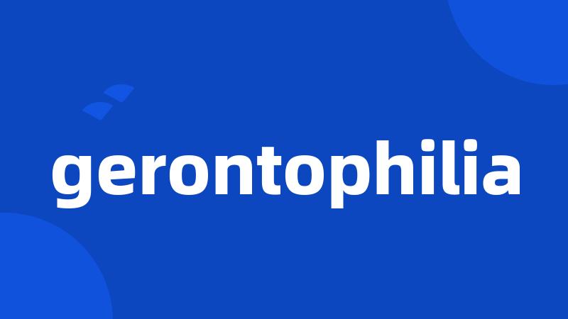 gerontophilia