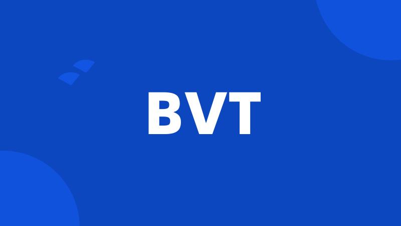 BVT