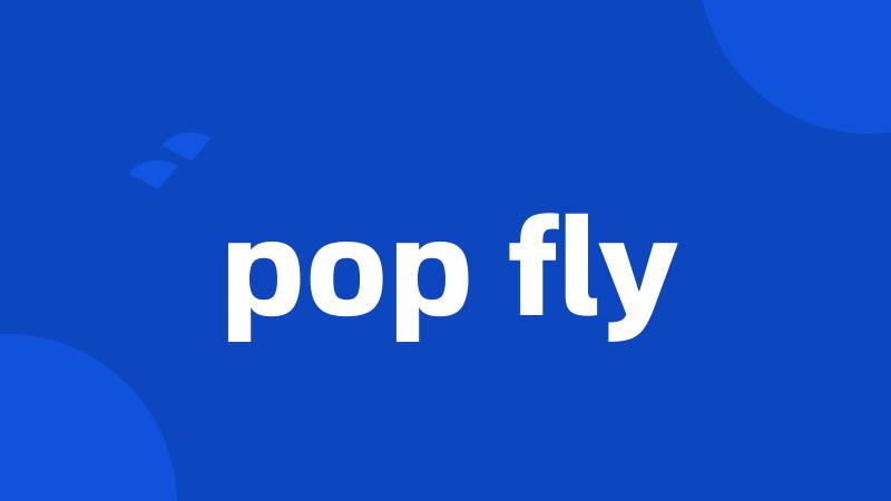 pop fly