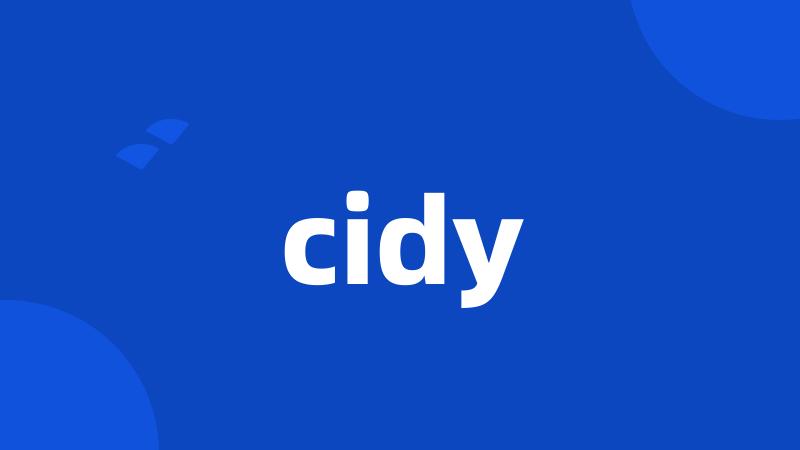 cidy