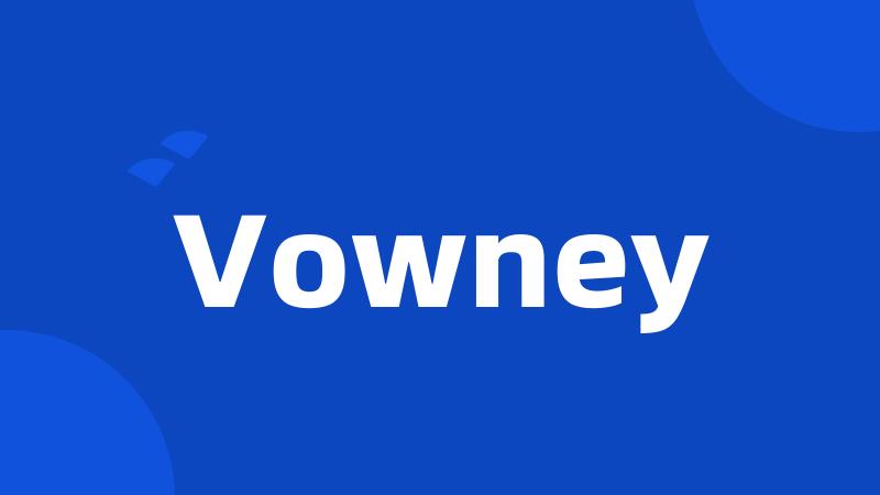 Vowney