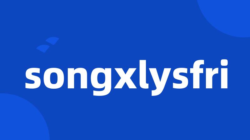 songxlysfri