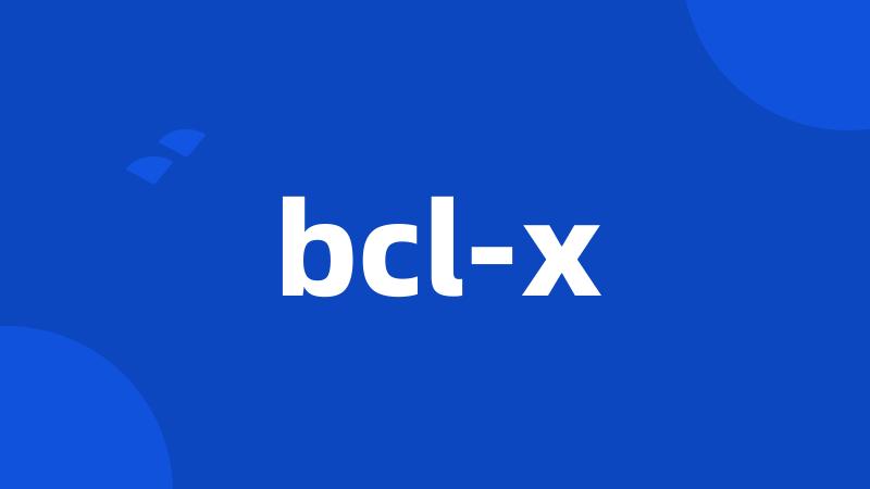 bcl-x