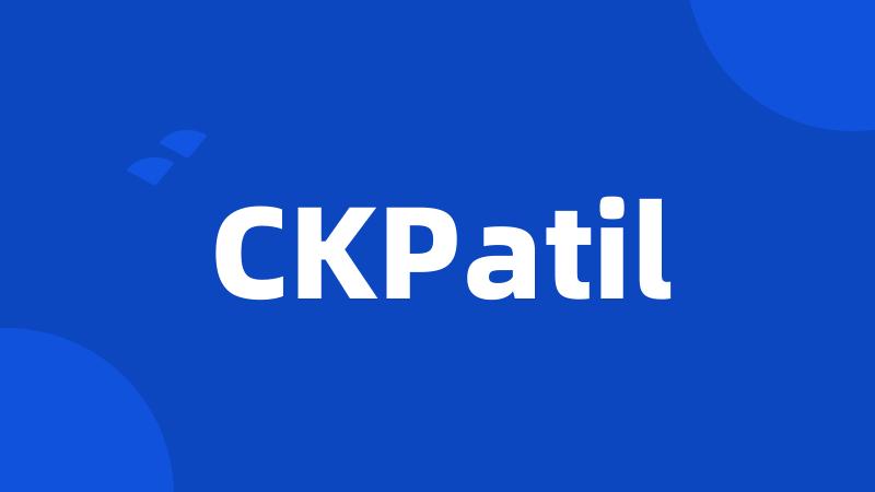 CKPatil