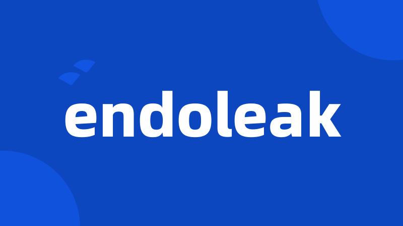 endoleak