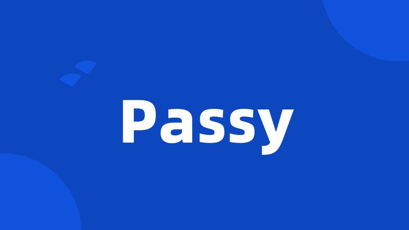 Passy