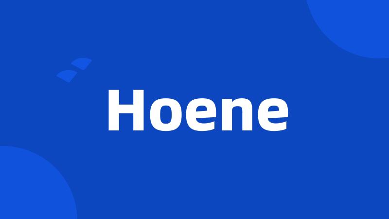 Hoene