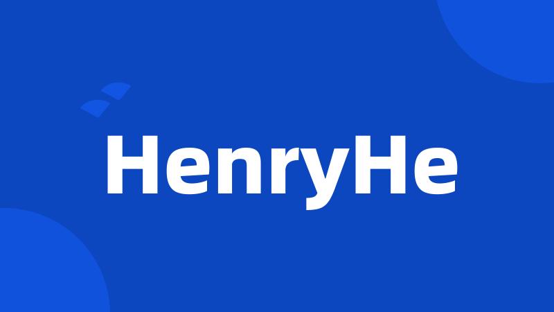 HenryHe