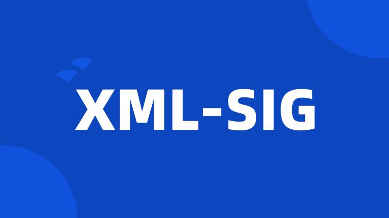 XML-SIG
