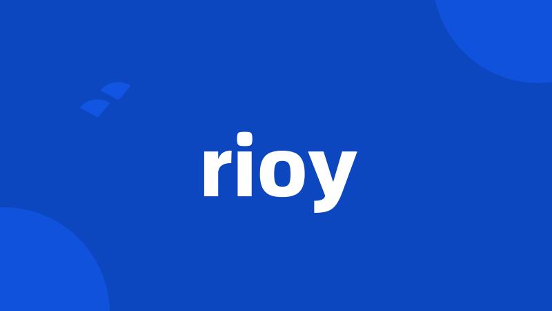 rioy