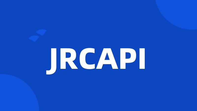 JRCAPI