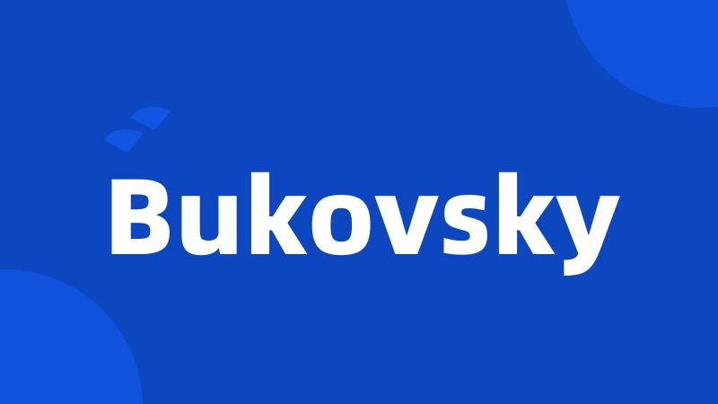 Bukovsky
