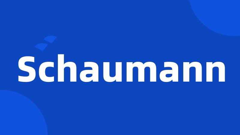 Schaumann