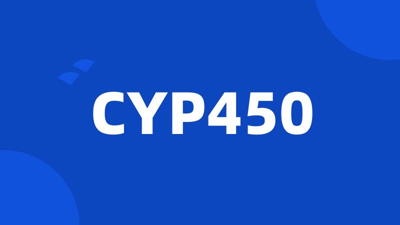 CYP450