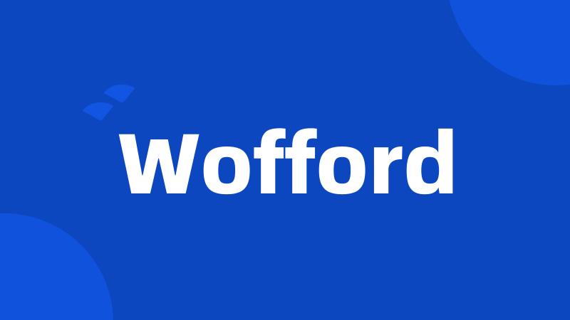 Wofford