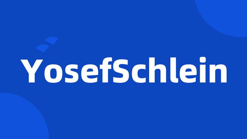 YosefSchlein