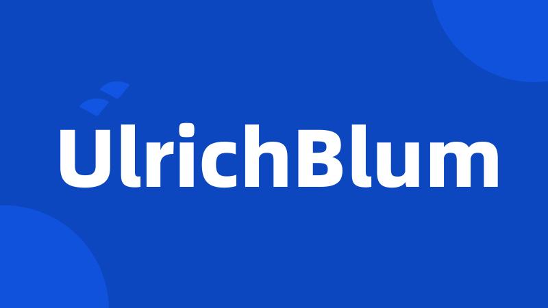 UlrichBlum