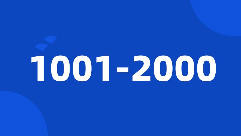 1001-2000