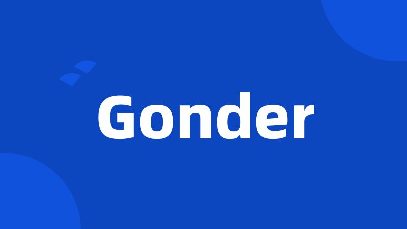 Gonder