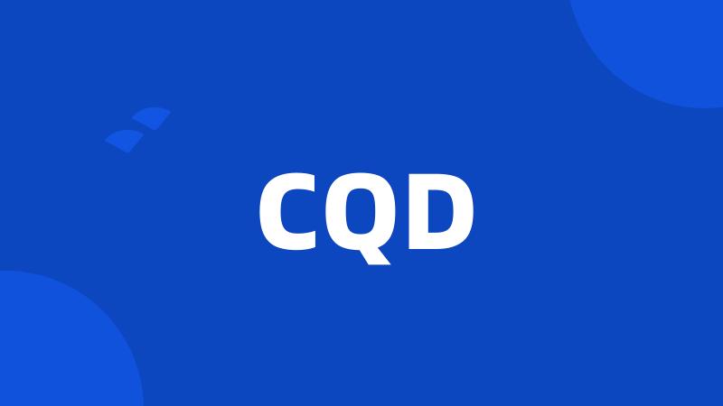 CQD