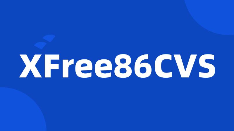 XFree86CVS