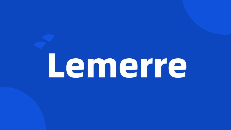 Lemerre