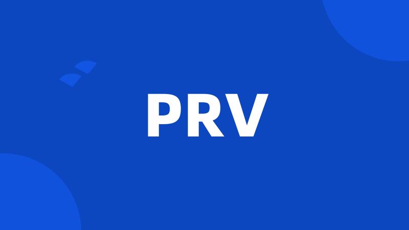 PRV