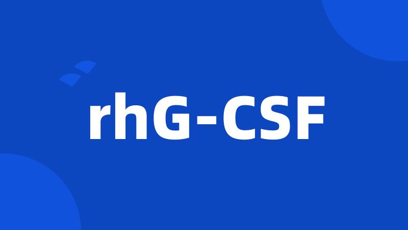 rhG-CSF