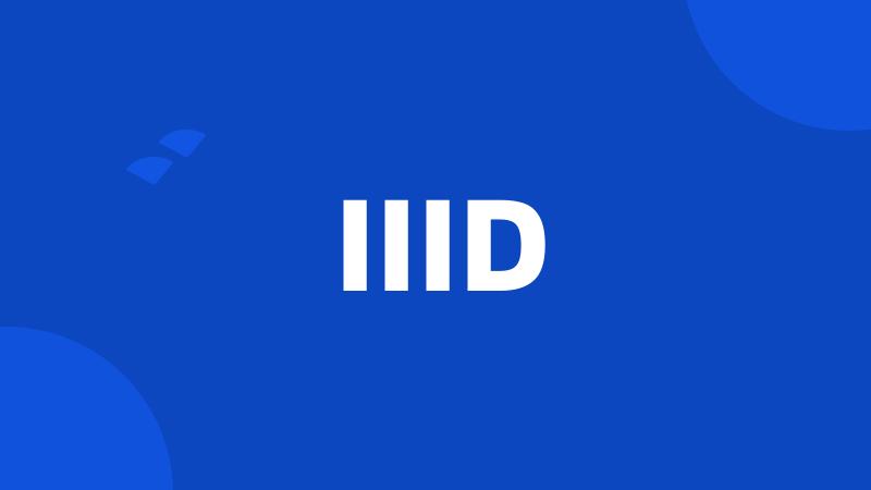 IIID