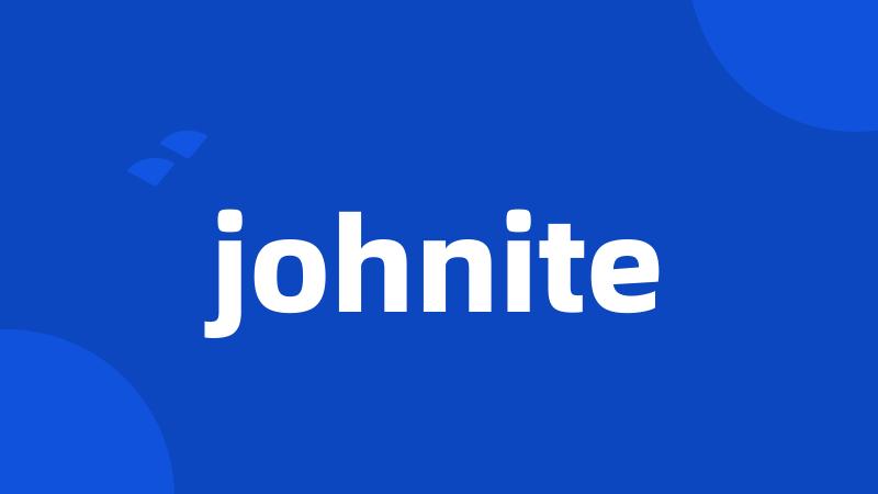 johnite