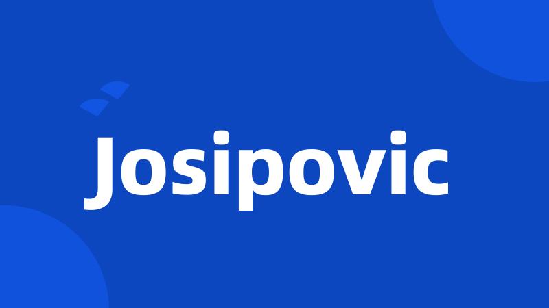 Josipovic