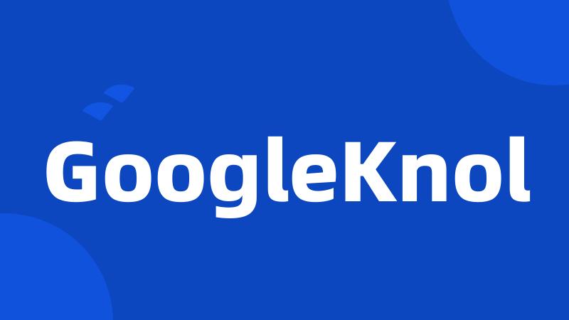 GoogleKnol