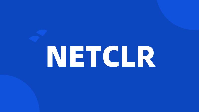 NETCLR