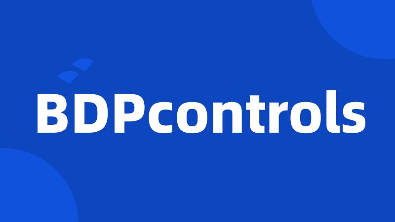 BDPcontrols