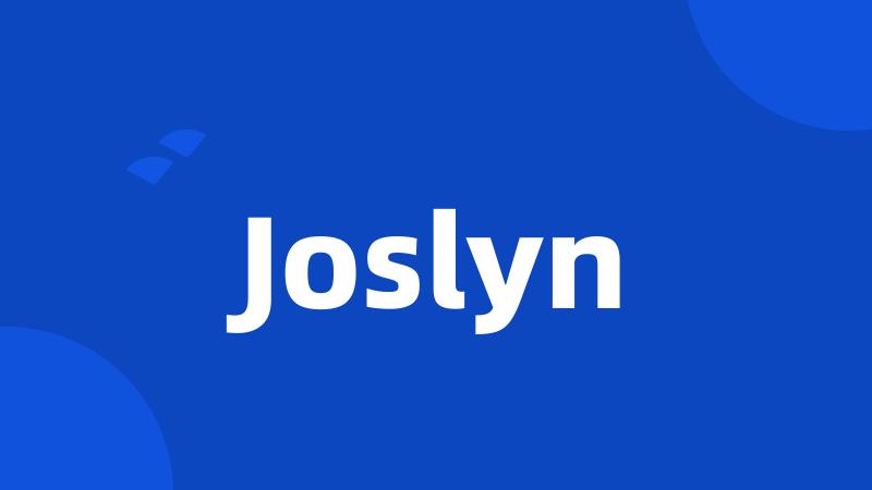 Joslyn