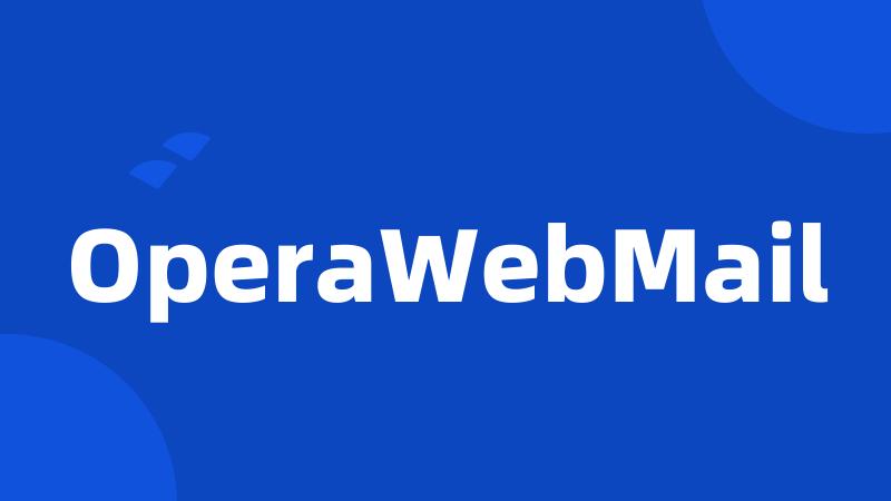 OperaWebMail