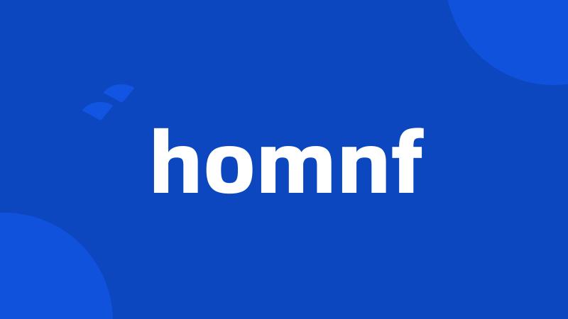 homnf