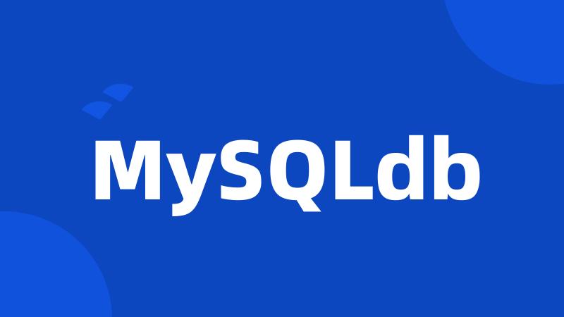 MySQLdb