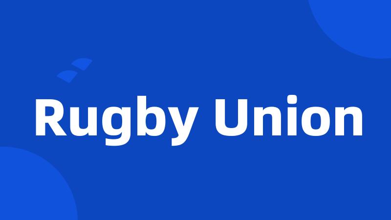 Rugby Union