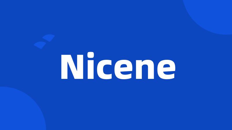 Nicene