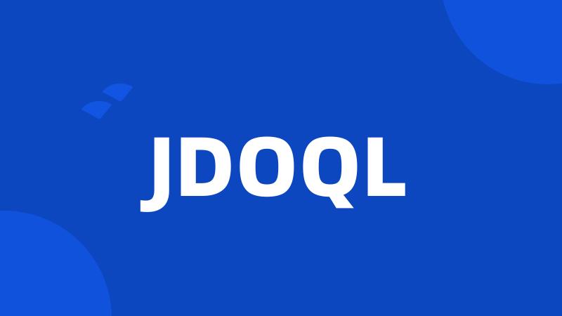 JDOQL