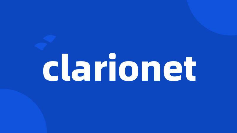 clarionet