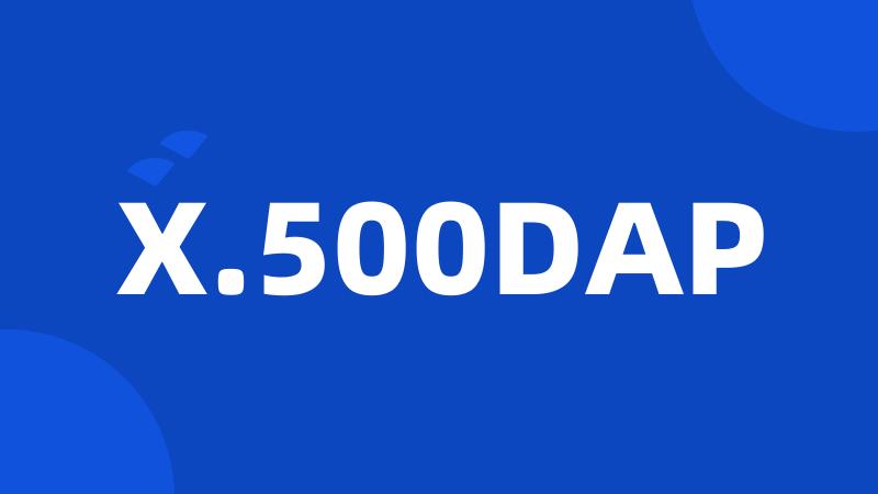 X.500DAP