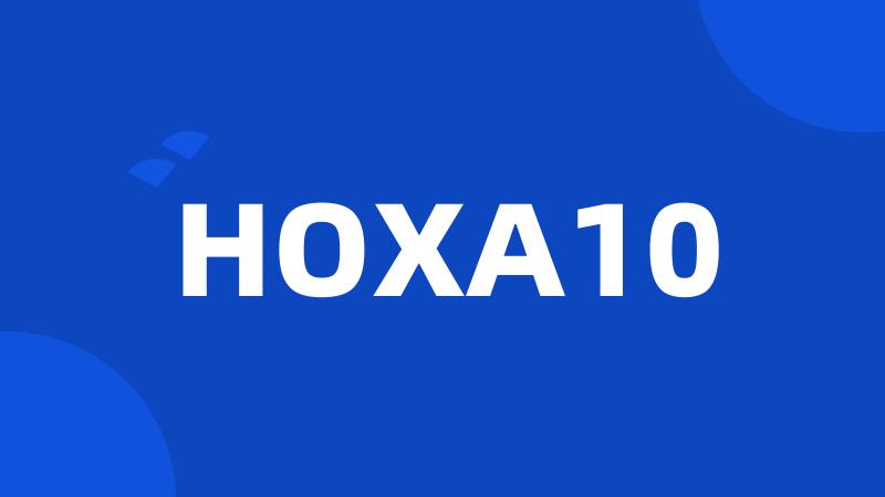 HOXA10