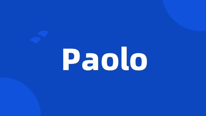 Paolo