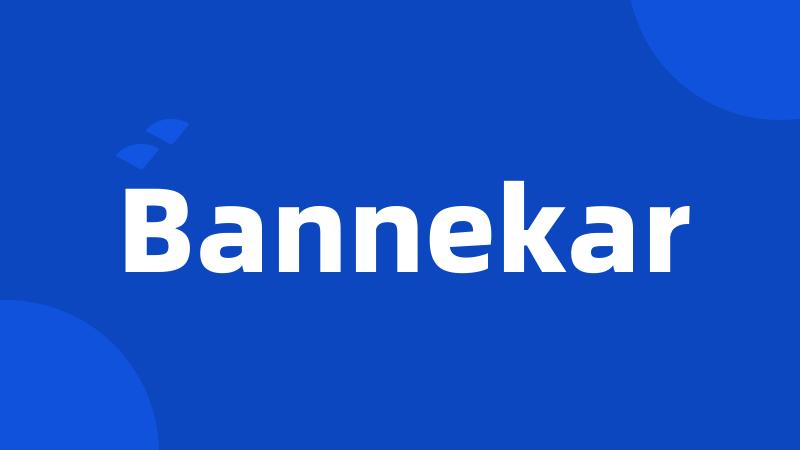 Bannekar