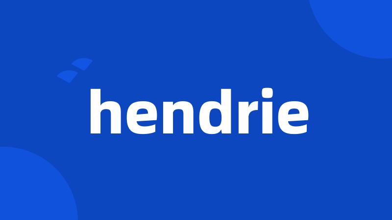 hendrie