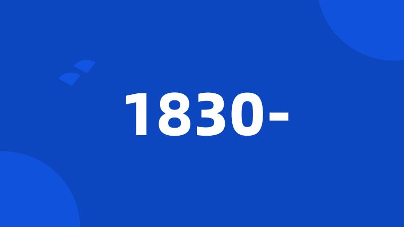 1830-