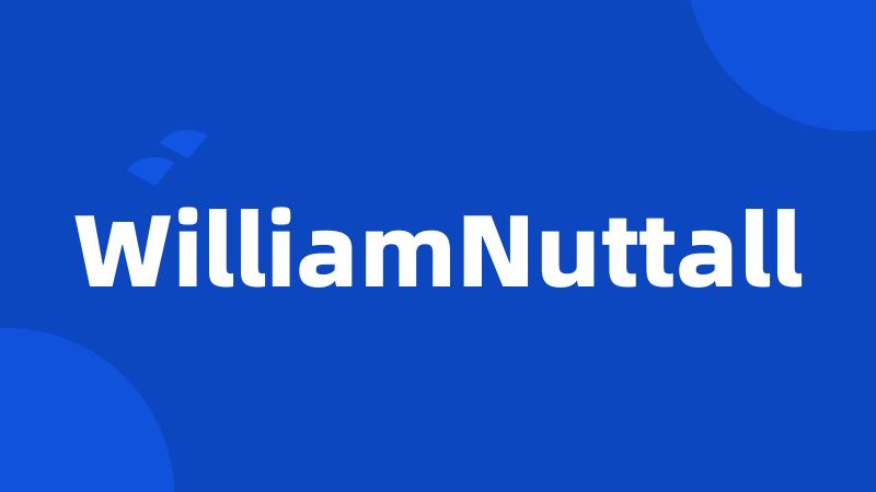 WilliamNuttall