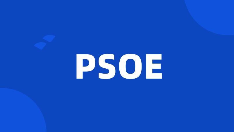 PSOE